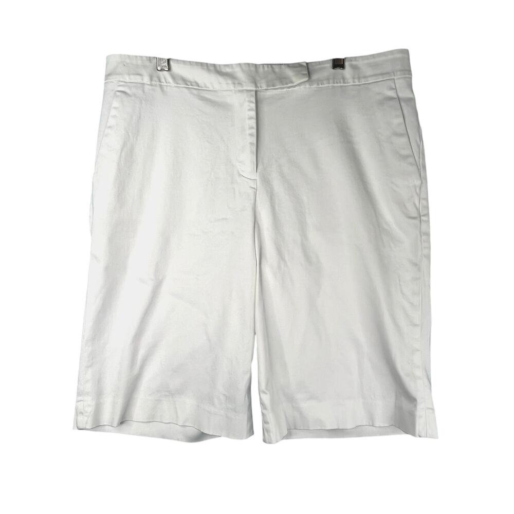 Talbots women's shorts in white, size 10 - EUC